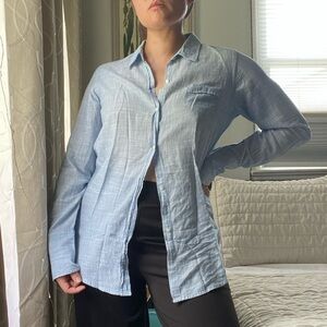 Nili Lotan Cotton Button Down Top